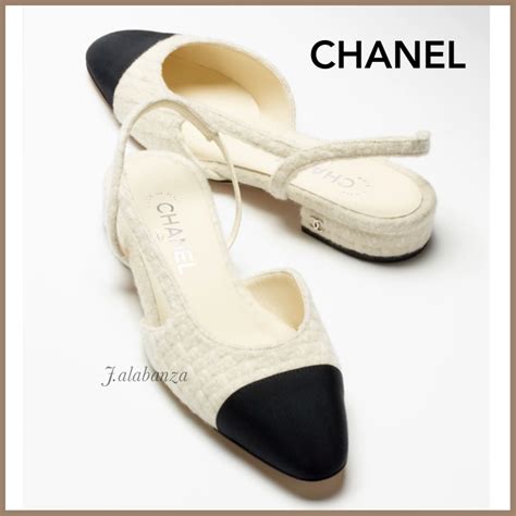 tweed chanel sandals|Chanel tweed boots.